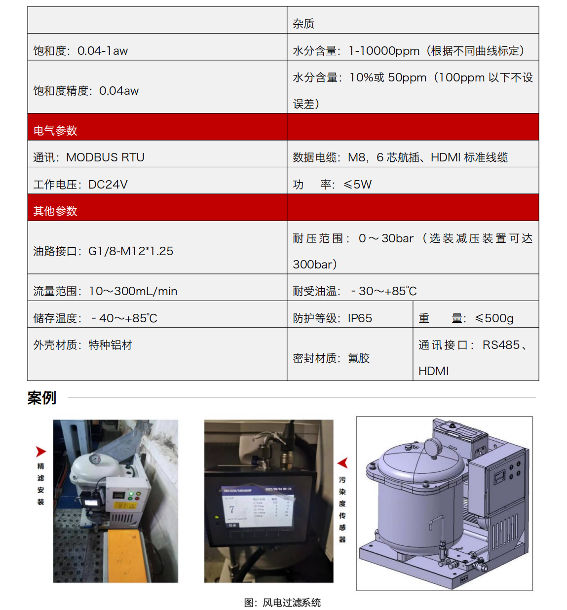 油液動(dòng)態(tài)圖像顆粒傳感器 IFD-3 產(chǎn)品參數(shù)2