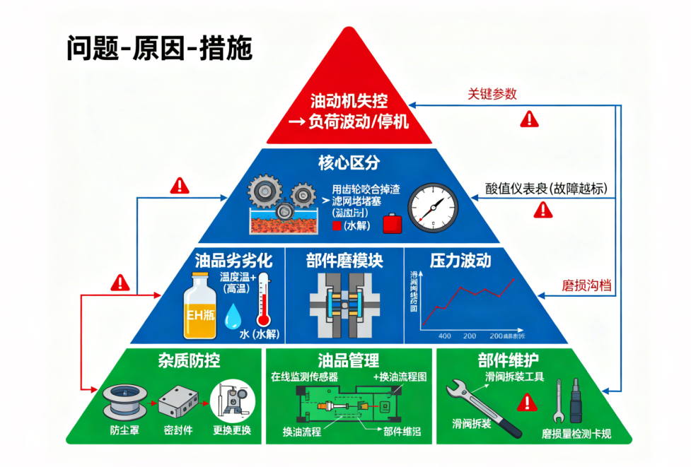 電廠運維必讀：汽輪機油系統(tǒng)“三大頑疾”與EH油系統(tǒng)高頻故障防范指南  圖3